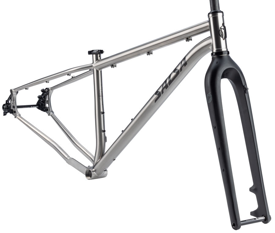 Salsa Fargo 32 Ti Frameset - 32" Titanium Brushed Titanium Medium