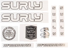 Surly Intergalactic Decal Set - White