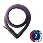 Abus Yarnit 4004C Chain Lock Combination 24mm 110cm 43.3'' Midnight Purple