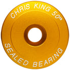 Chris King Headset Stem Cap - 1-1/8" Matte Gold 50th Anniversary